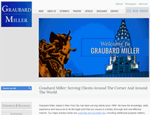 Tablet Screenshot of graubard.com